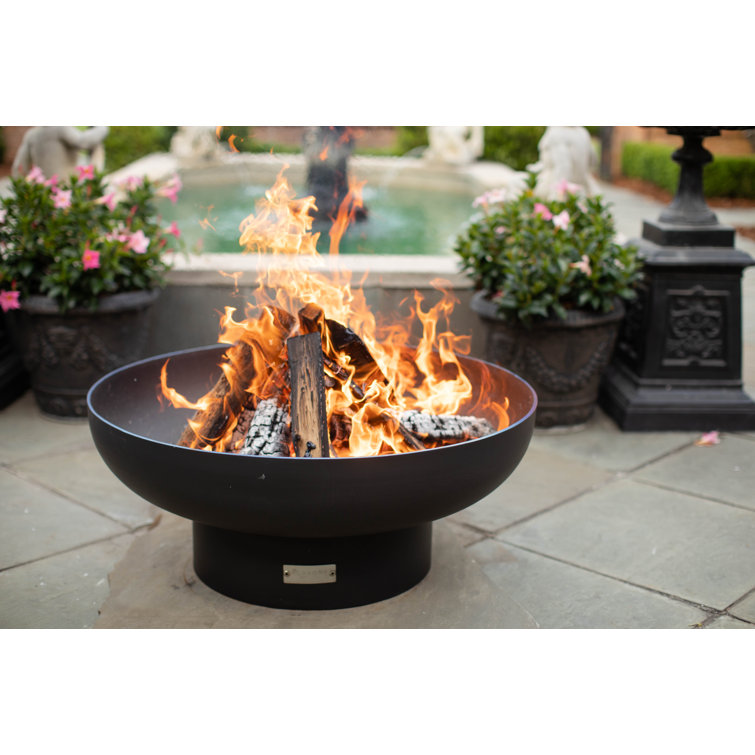 Harrogate Steel Wood Burning Fire Pit & Reviews | AllModern Harrogate Steel Wood Burning Fire Pit & Reviews | AllModern